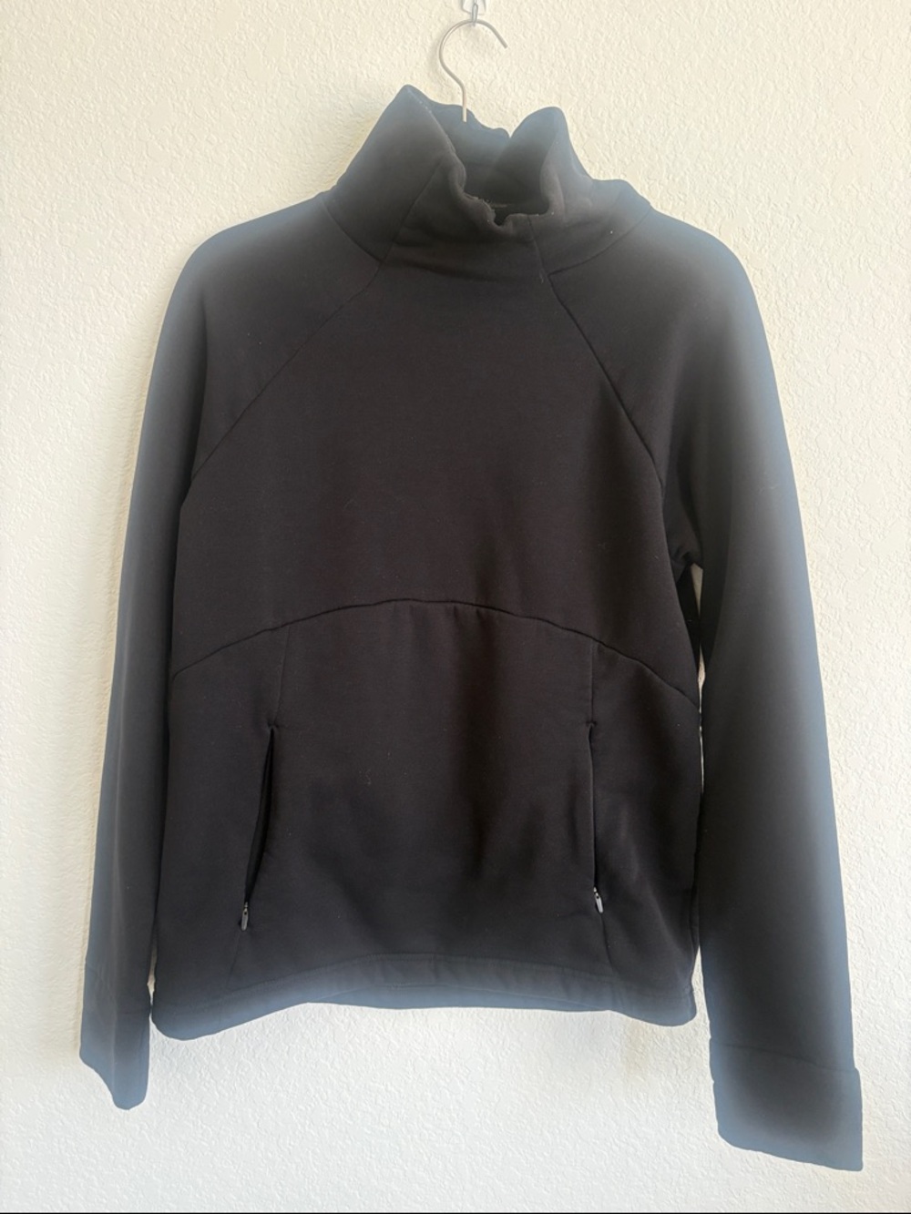 Athleta Black Pullover Hoodie